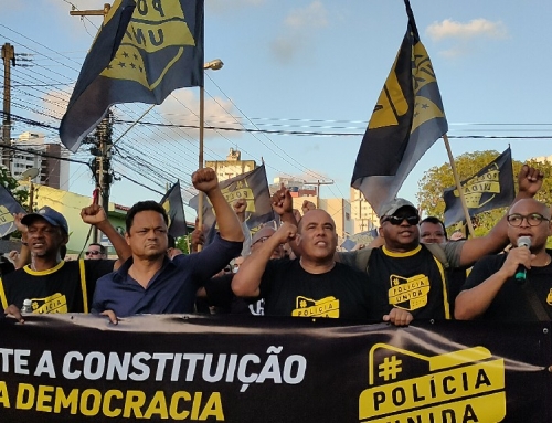 Caminhada do Movimento Polícia Unida até o Palácio dos Despachos 15.02.2022